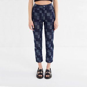 UO Hot Lava Patchwork Denim Pants